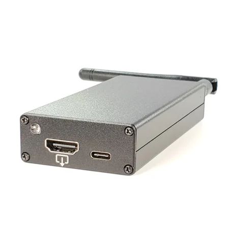 Compact Screen Crab device for video assessments.